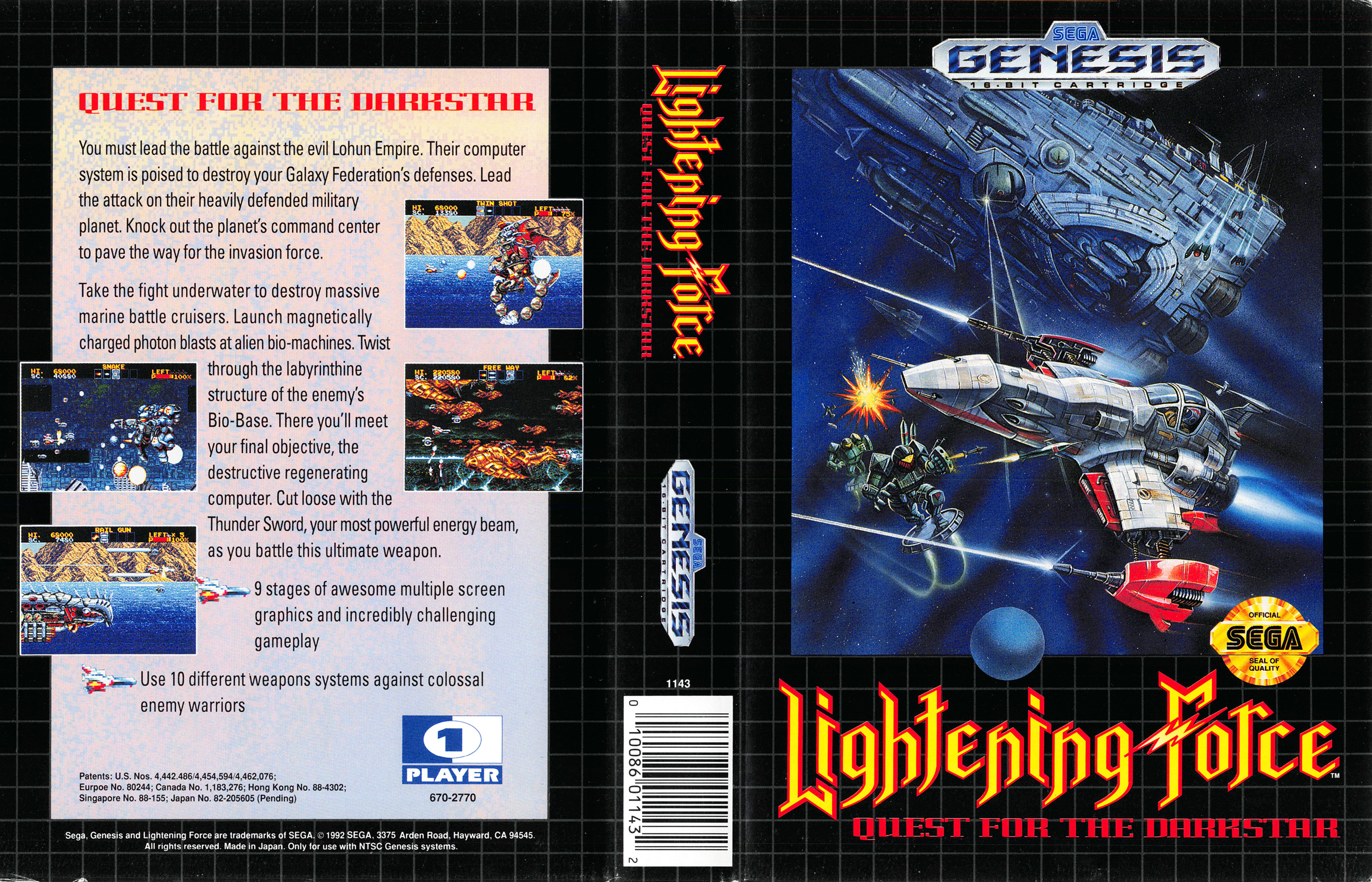 Lightening Force – Quest for the Darkstar – Gaming Alexandria